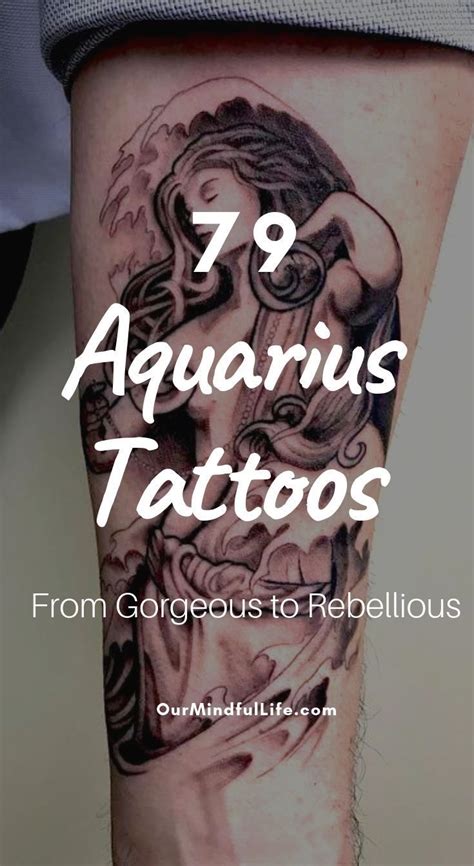 aquarius tattoo minimalist|30 Stunning Aquarius Tattoo Ideas: Meanings